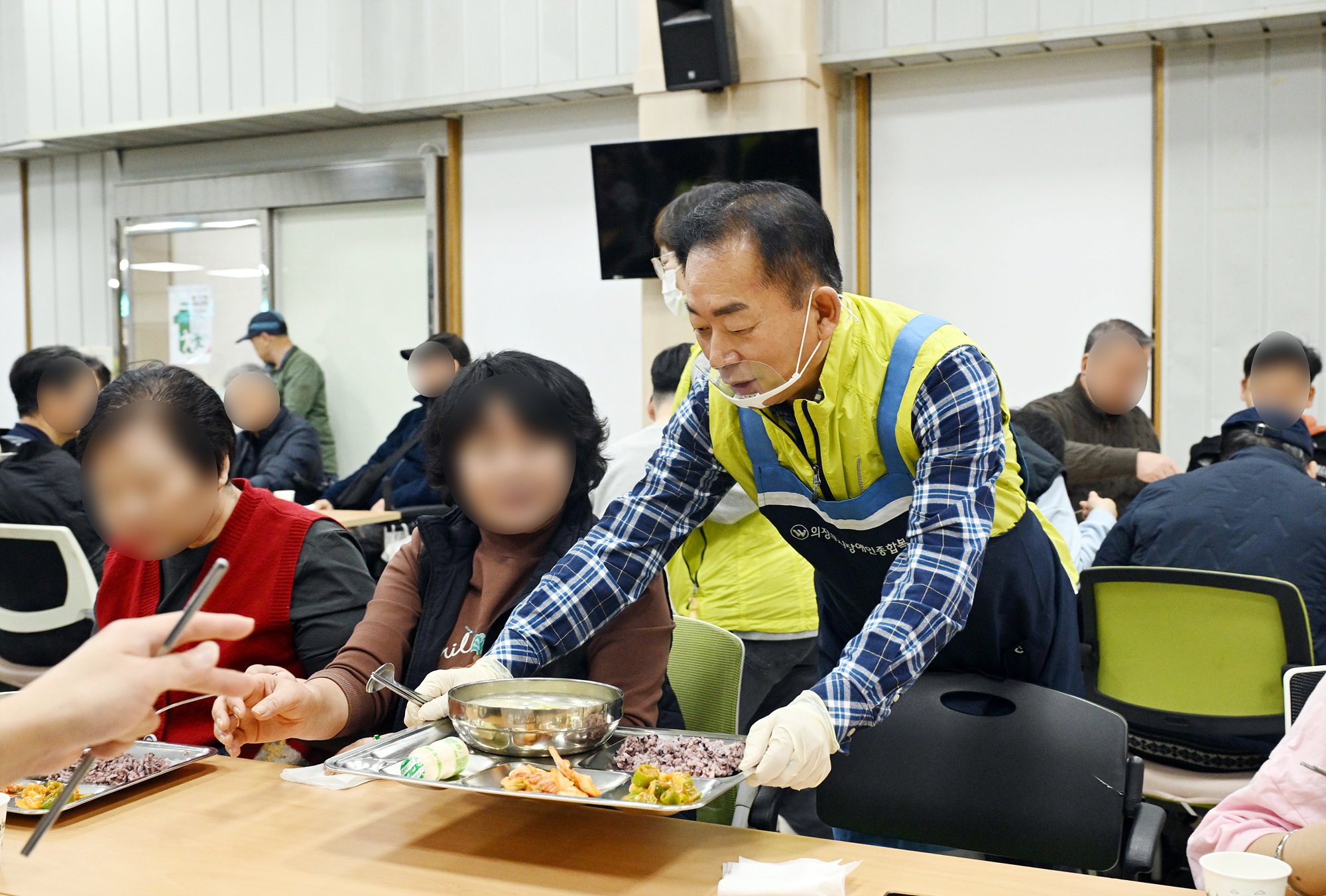 의정부시의회 배식 봉사활동