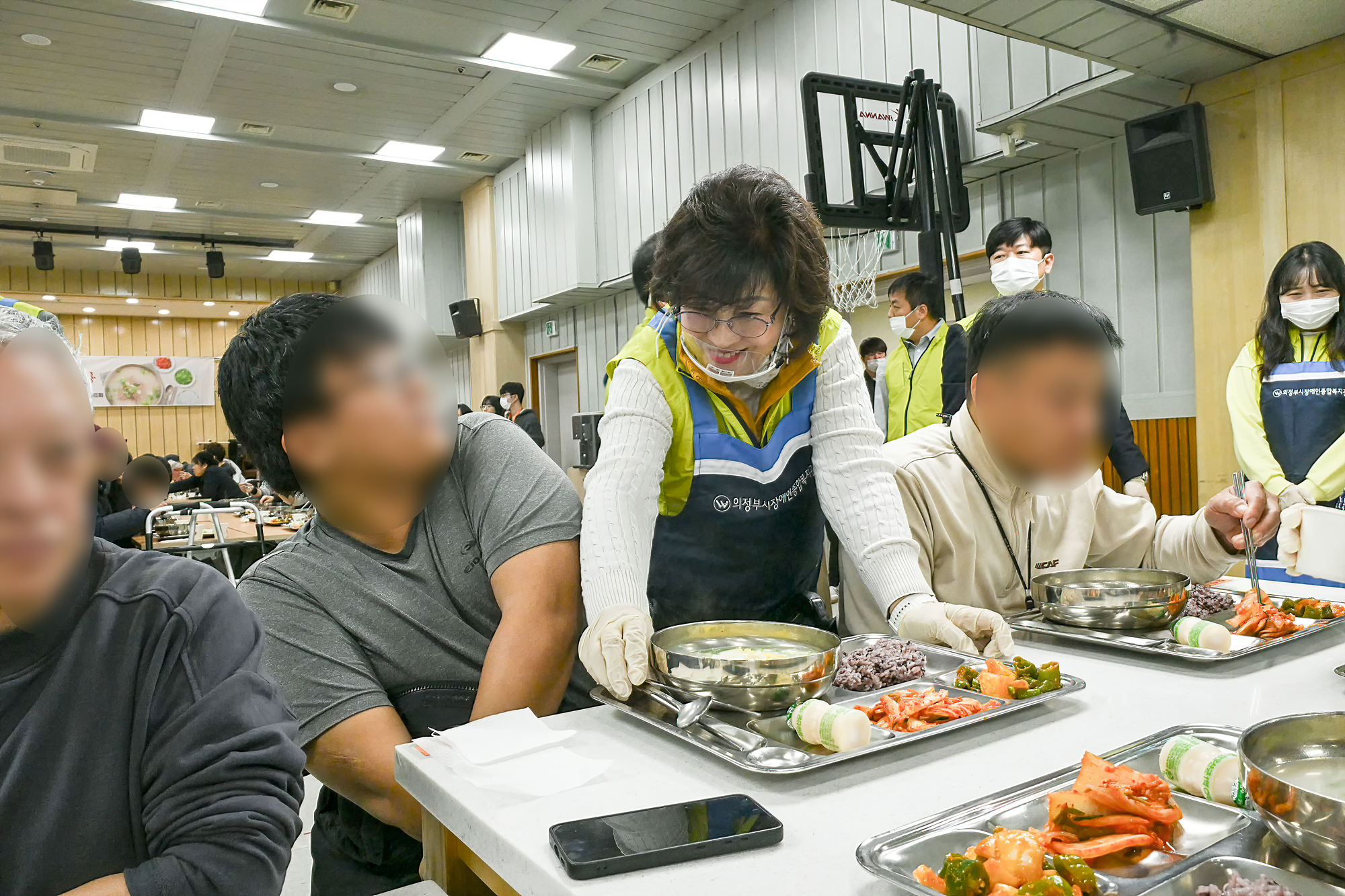 의정부시의회 배식 봉사활동