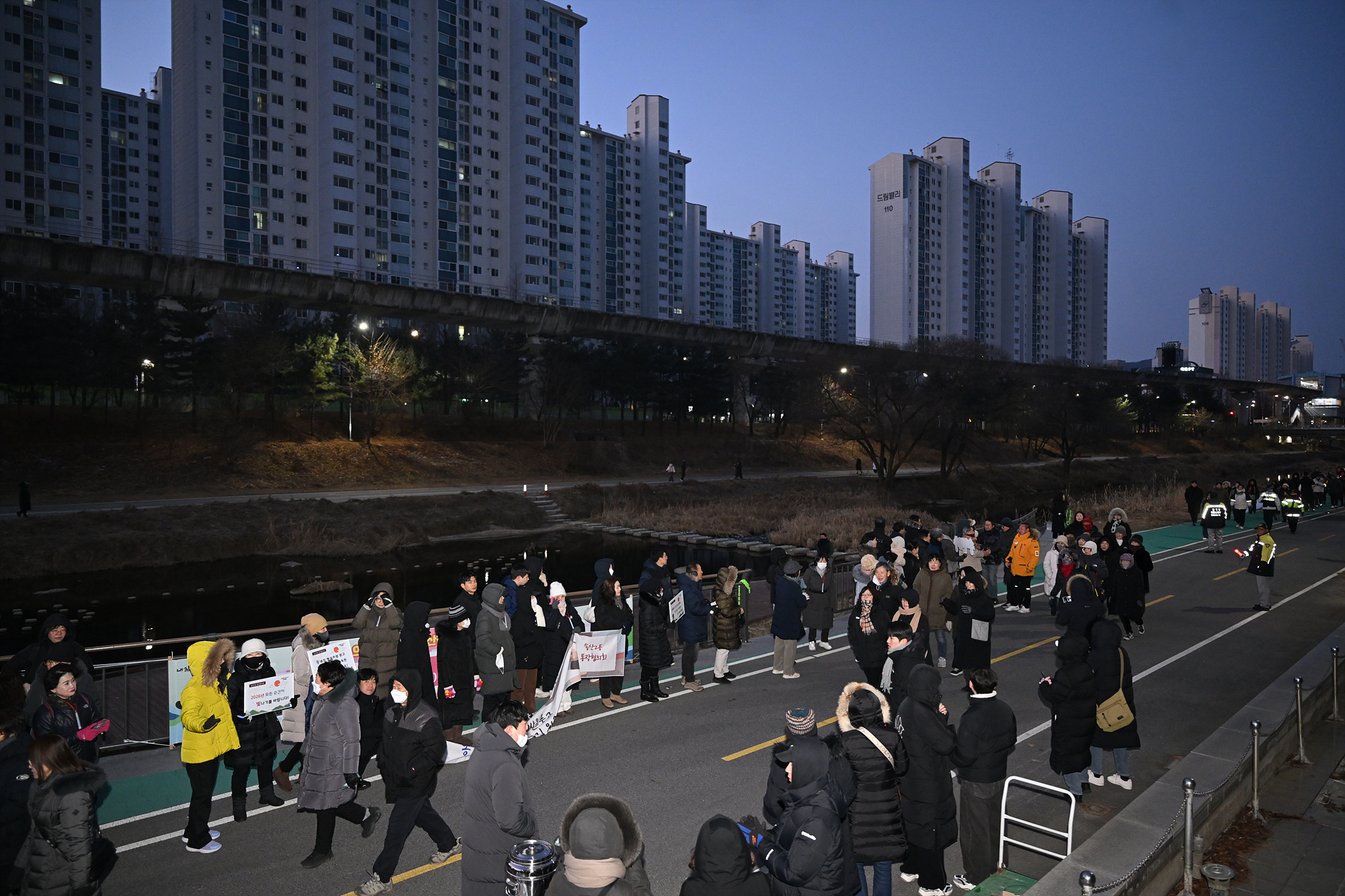 2026 의정부 해맞이 산책, 하천길 따라 새빛까지