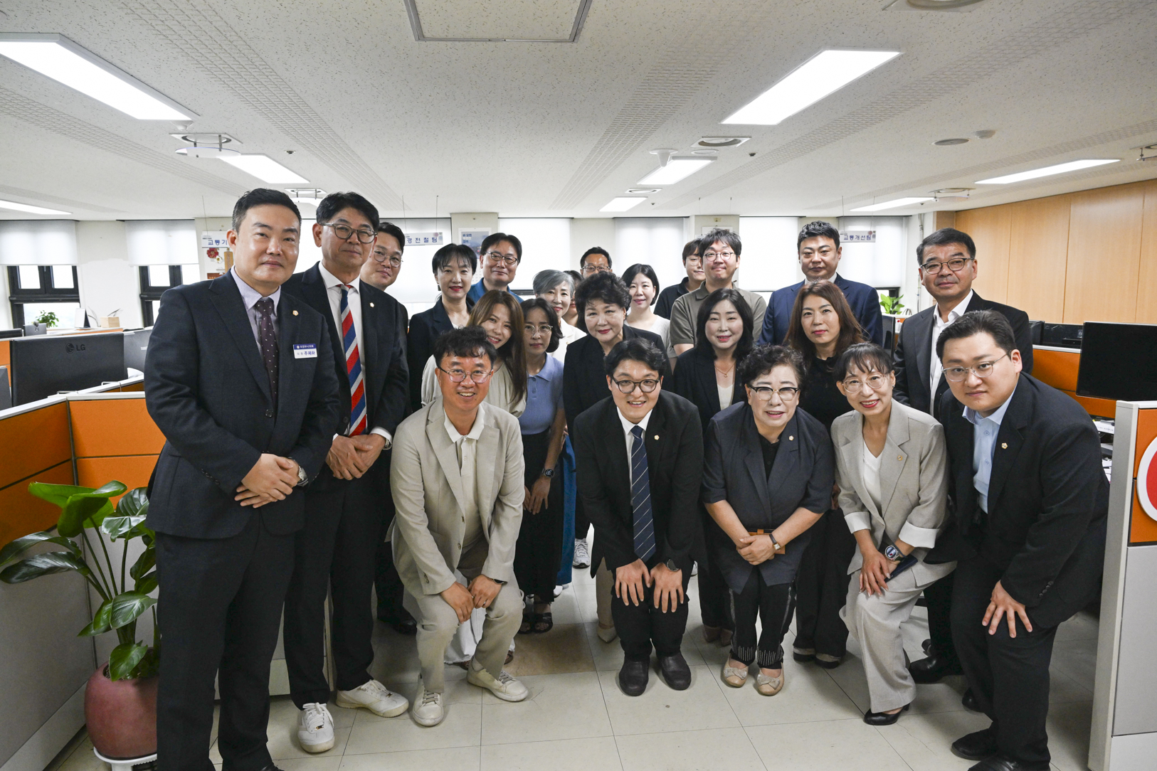10대 의정부시의회 기자실 및 본청 부서 순회
