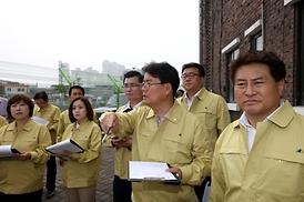 장마철 집중호우 대비 현장점검 