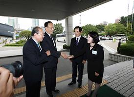 중국 단둥시 대표단 의정부시 방문