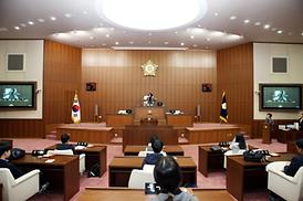 신곡중학교 직업탐구반 의회방문