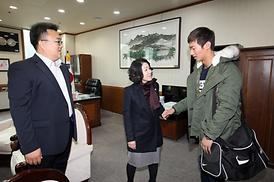 프로야구 넥센 임해동 투수 의회방문 