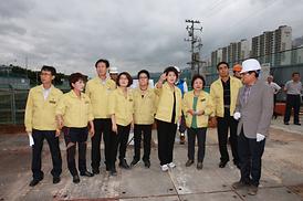 집중호우 피해지역 현장방문