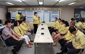 2013년 을지연습장 방문