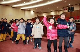 새시대어린이집 어린이 의정부시의회 방문