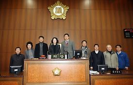 새정치민주연합 협의회장단 의회방문