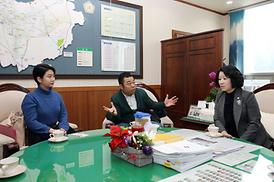 개그맨 정종철 의회방문