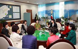 의양동 통합 여성추진위원회 의회방문