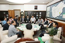 활발한 의정활동 (의정부고등학교 총동창회 간담회)