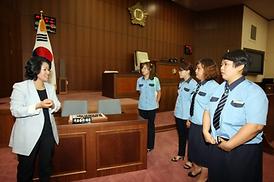 배영초등학교 녹색어머니회 임원단 의회방문