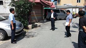 권재형 자치행정위원장, 신곡동 배수처리관련 민원현장 방문