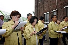 장마철 집중호우 대비 현장점검 