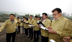 장마철 집중호우 대비 현장점검 