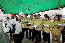 장마철 집중호우 대비 현장점검 