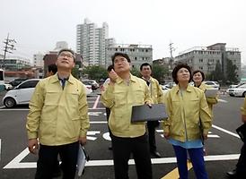 장마철 집중호우 대비 현장점검 