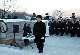 2014년 현충탑 참배