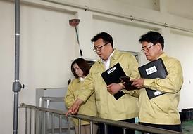 장마철 집중호우 대비 현장점검 