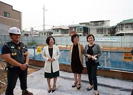 가능1동 주민센터 신축 공사현장 방문 