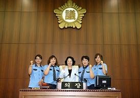 배영초등학교 녹색어머니회 임원단 의회방문