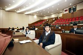 신곡중학교 직업탐구반 의회방문