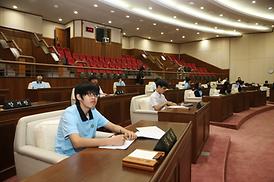 자유학기제 의회체험 프로그램 운영