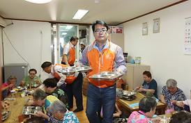 의정부시의회 자원봉사단 상반기 급식봉사 