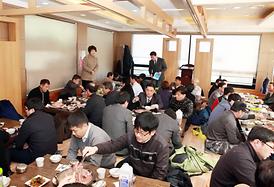 제설작업 비상 근무직원 격려