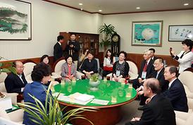 대만 신죽고등학교 의회방문