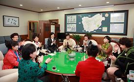 의양동 통합 여성추진위원회 의회방문