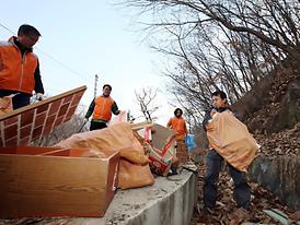 의정부시의회자원봉사단  청결 봉사활동 