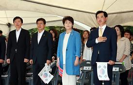 노르웨이 육군이동외과병원 기념비 제막식