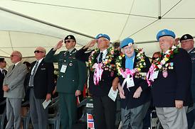 노르웨이 육군이동외과병원 기념비 제막식