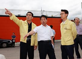 집중호우 피해지역 현장확인