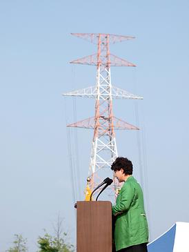 주민숙원 송전철탑 철거 기념식