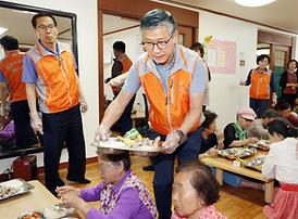 의정부시의회 자원봉사단 상반기 급식봉사 활동
