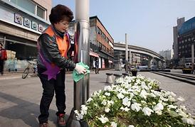 의정부시의회 자원봉사단 행복로 청소봉사활동