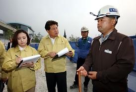 장마철 집중호우 대비 현장점검 