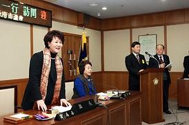 대만 국립 신죽고급상업고교 의정부시의회 방문