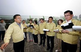 장마철 집중호우 대비 현장점검 