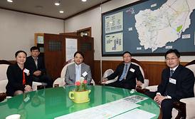 중국 호북성 황스(黃石)시 대표단 의회방문