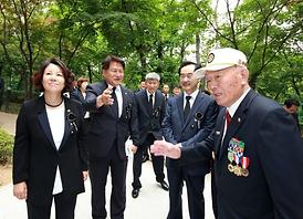 제61회 현충일 행사 ( 자일동 현충탑 참배 )