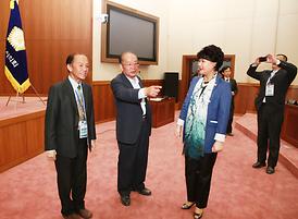 대만 신죽고등학교 의회방문