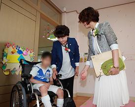 송민학교 개교기념식