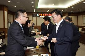 중국 호북성 황스(黃石)시 대표단 의회방문