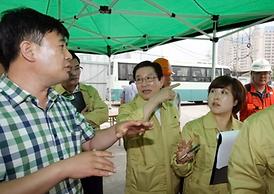 장마철 집중호우 대비 현장점검