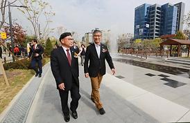 역전근린공원 조성사업 준공기념식 및 미2사단 창설 100주년 기념 타임캡슐 매설식