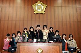 사)21세기여성정치연합 의정부시지회 의회방문