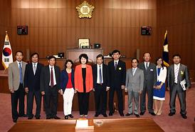 해외 우호도시 대표단 의회방문